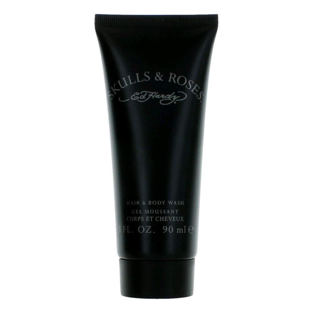 Photo of Ed Hardy Skulls & Roses by Ed Hardy, 3 oz Hair & Body Wash for Men